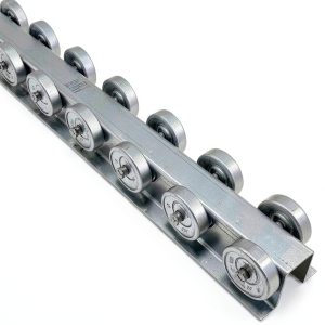 Conveyor Skate Wheel Flow Rail Ultimation 5ft Galvanized Steel 1000lb-0