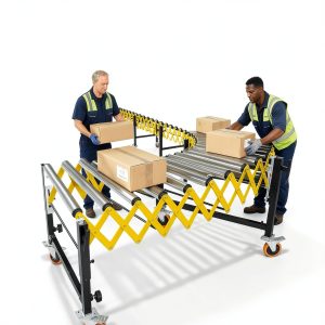 Expandable Conveyor Roller QUARPAL 24" Wide Adjustable 1200lb Capacity-0