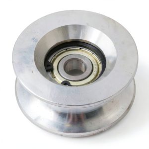 BQLZR 10x60x25mm Bearing Steel Aluminum Guide Pulley Wheel 199KG Load-0